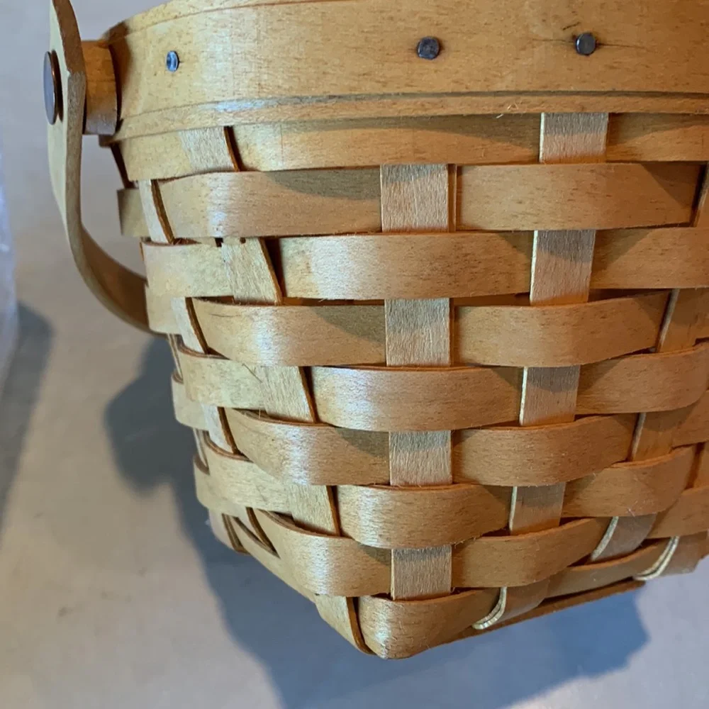 Longaberger 2001 Horizon of Hope Cancer Basket with liner and protector